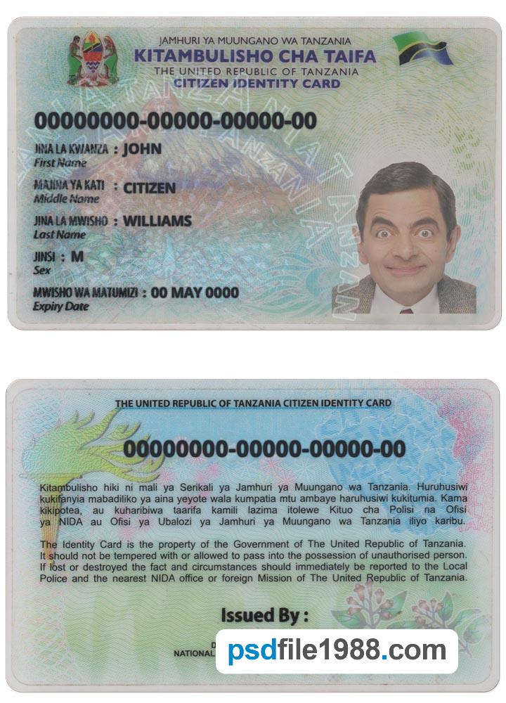 Tanzania ID Version 2